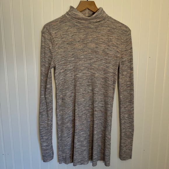 We The Free Tops - We The Free Women’s Stonecold Turtleneck Ribbed Tunic Slit Back Size XS